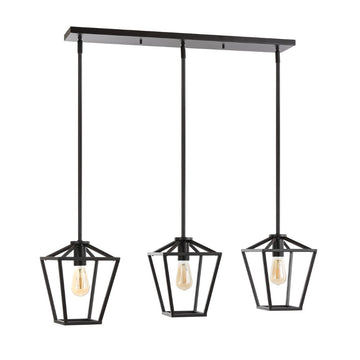 Grace Industrial Farmhouse LED Pendant - JONATHAN Y